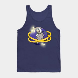 Astronaut manatee in space: I like space both outer & personal! Tank Top